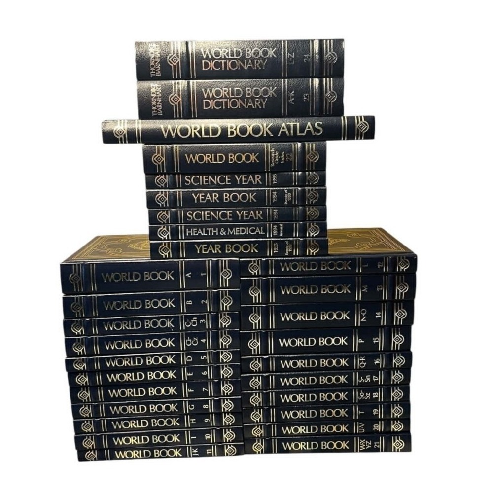1992 World Book Encyclopedia 75th Anniversary Edition 30‎ Volume Book Set NEW